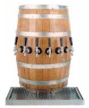 Glastender Wood Barrel Beer Tap